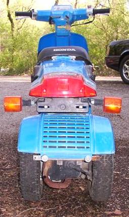 1984 and 1986 Honda Gyro scooters