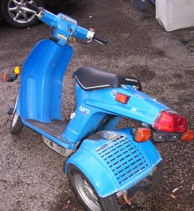 1984 and 1986 Honda Gyro scooters